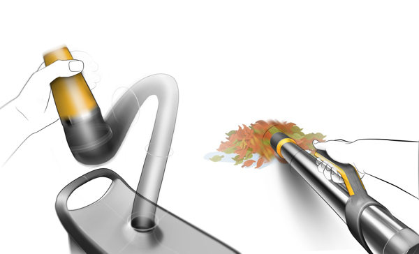 Vacuum cleaner，Hand drawn，function，