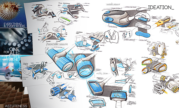 Vacuum cleaner，Hand drawn，function，