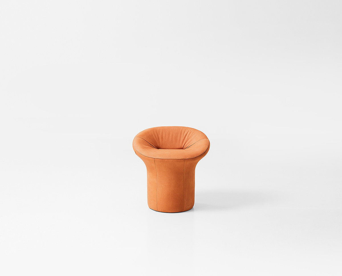 Jiyoun Kim Studio ™，sofa，Scooped Collection，Leatherwear，