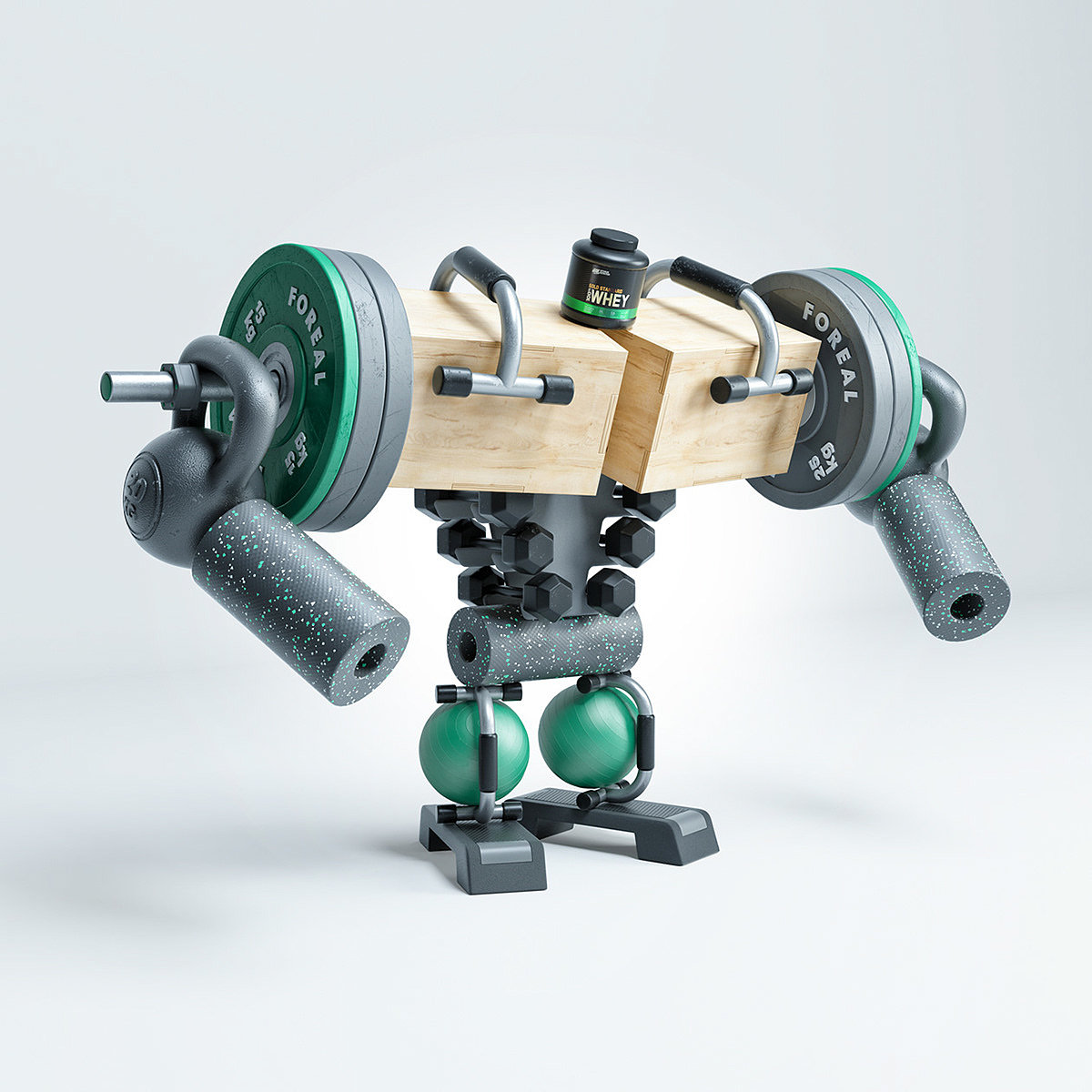 Mechonomics，FOREAL ®  Study，3d，robot，