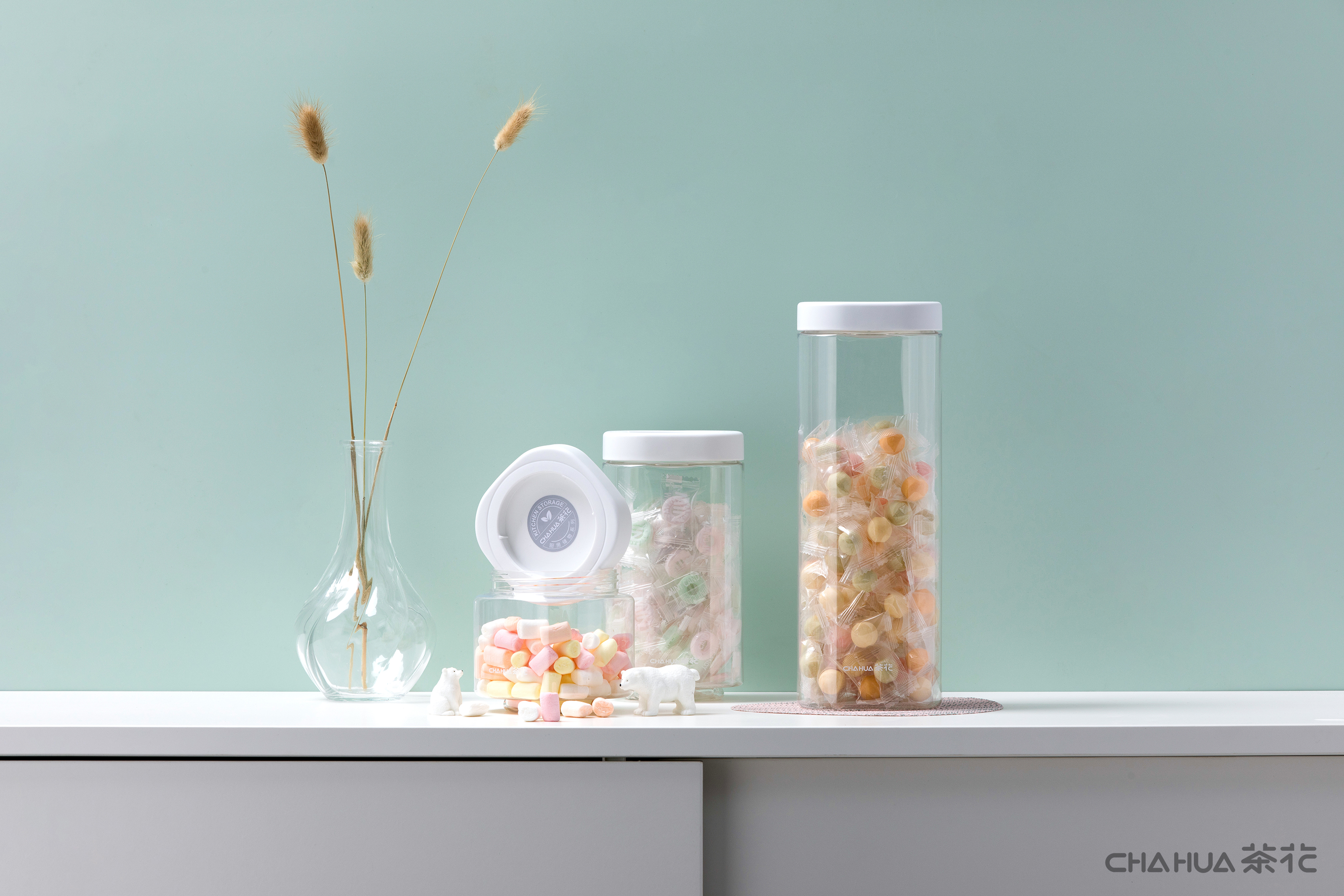 Camellia，Home Furnishing，kitchen，storage tank，Fresh keeping box，