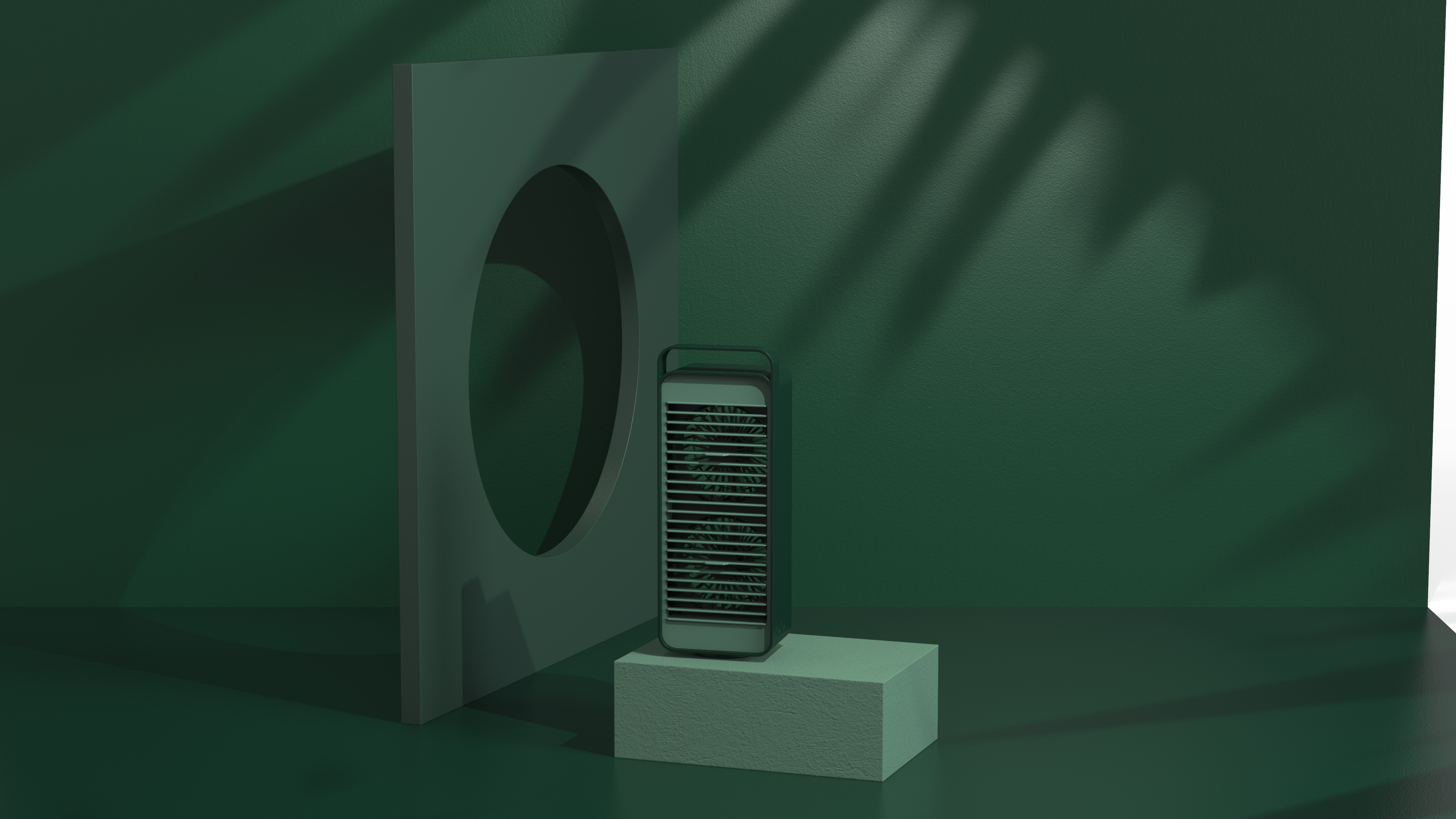 A desktop fan that surprises you，