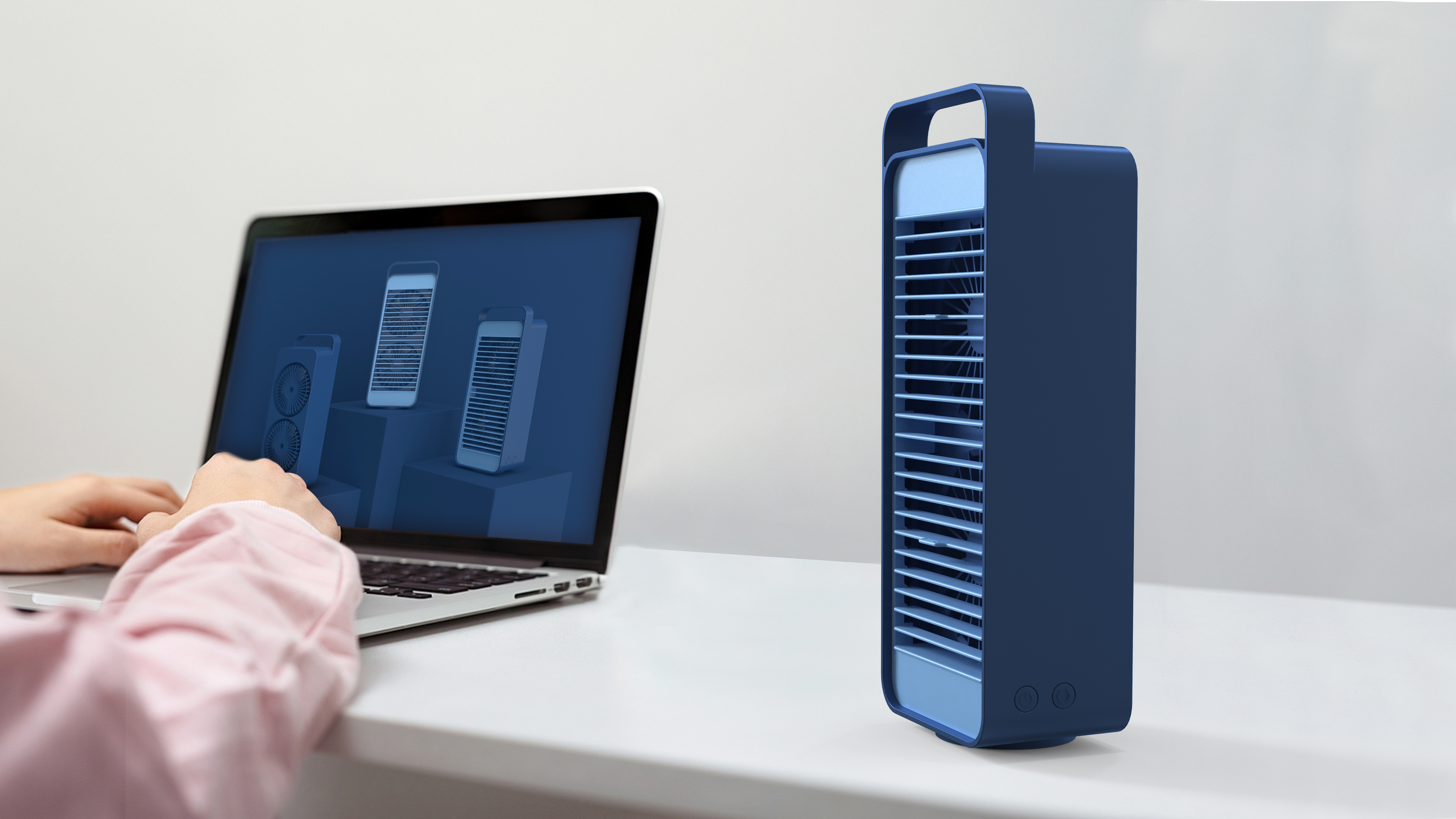 A desktop fan that surprises you，