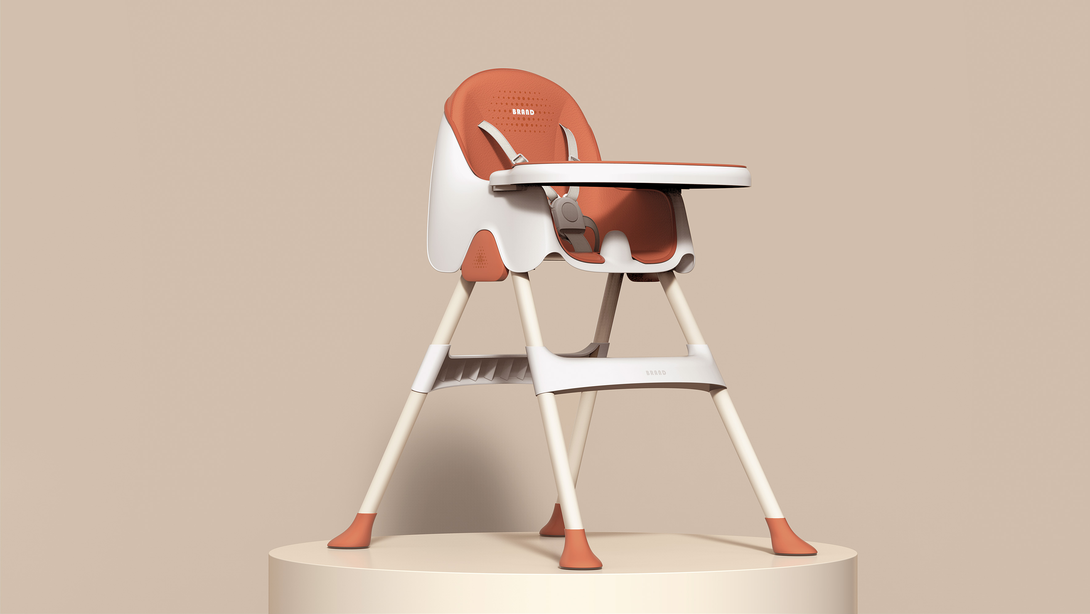 Design，industrial design，Mingrui design，Baby dining chair，