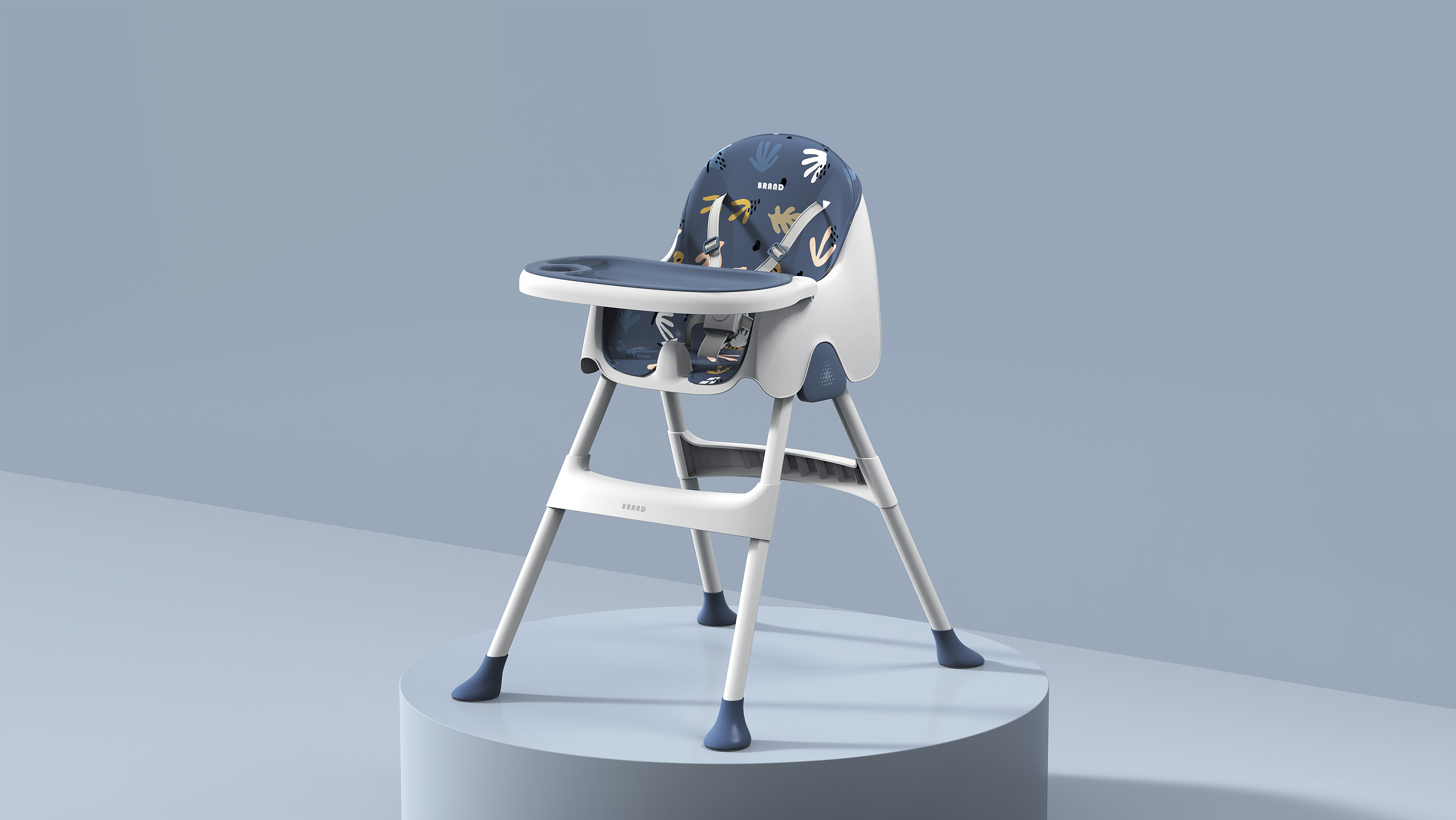 Design，industrial design，Mingrui design，Baby dining chair，
