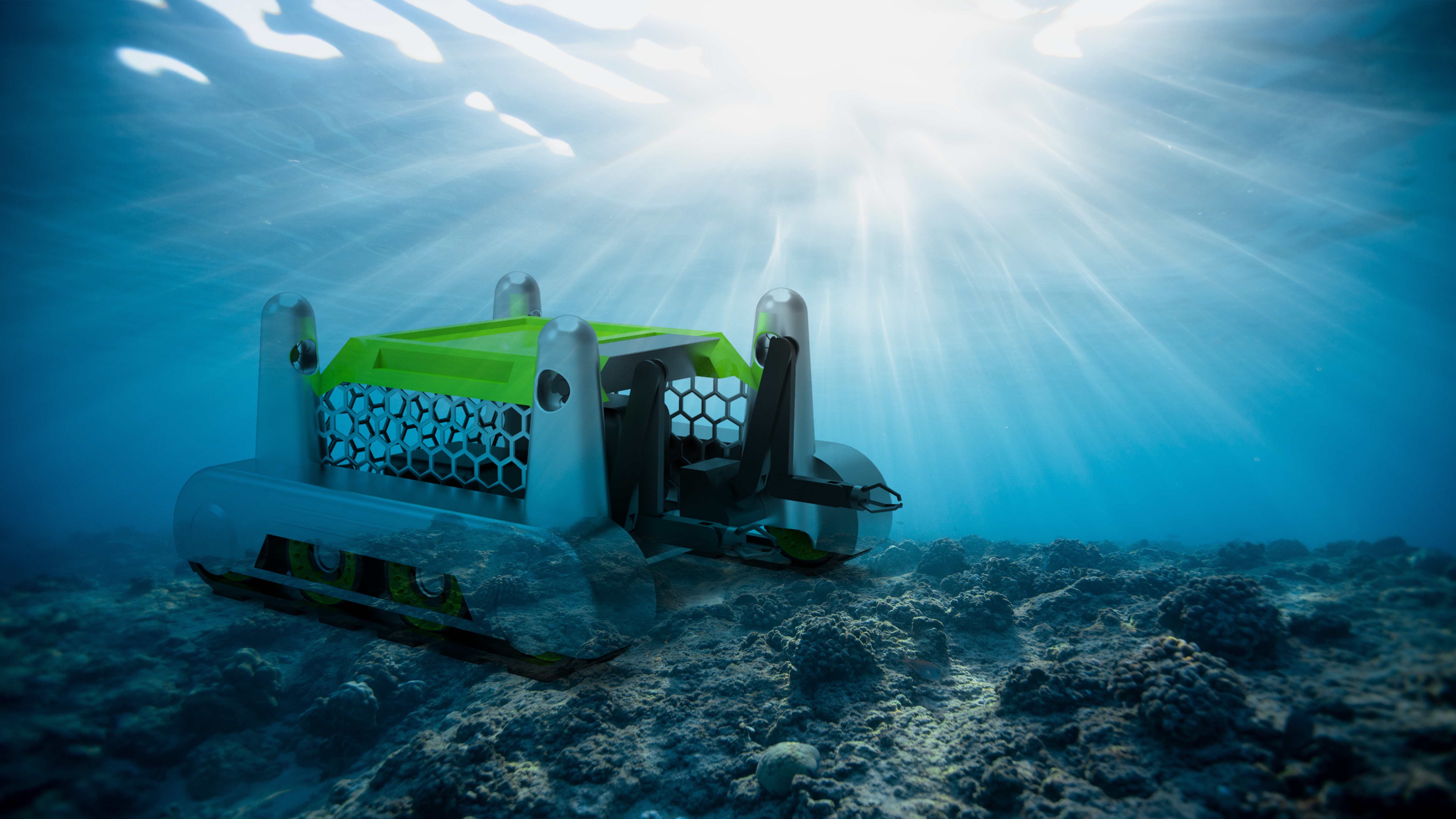 Automatic robot，deep-sea robot ，Modular design，