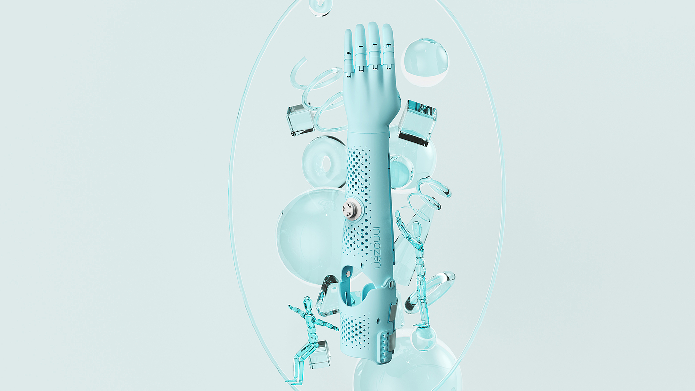 Prosthetics, mechanical arms, disabled children，