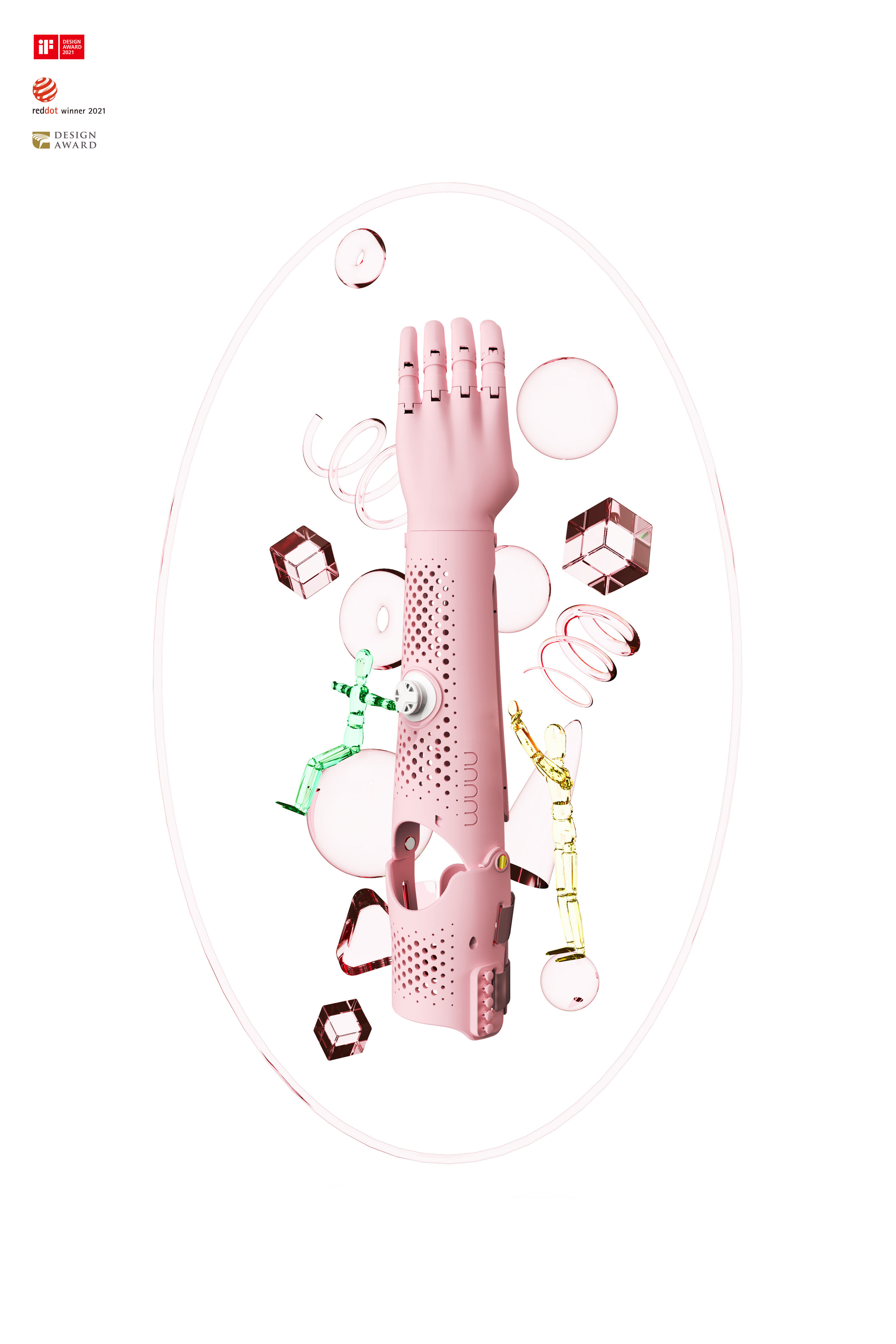 Prosthetics, mechanical arms, disabled children，