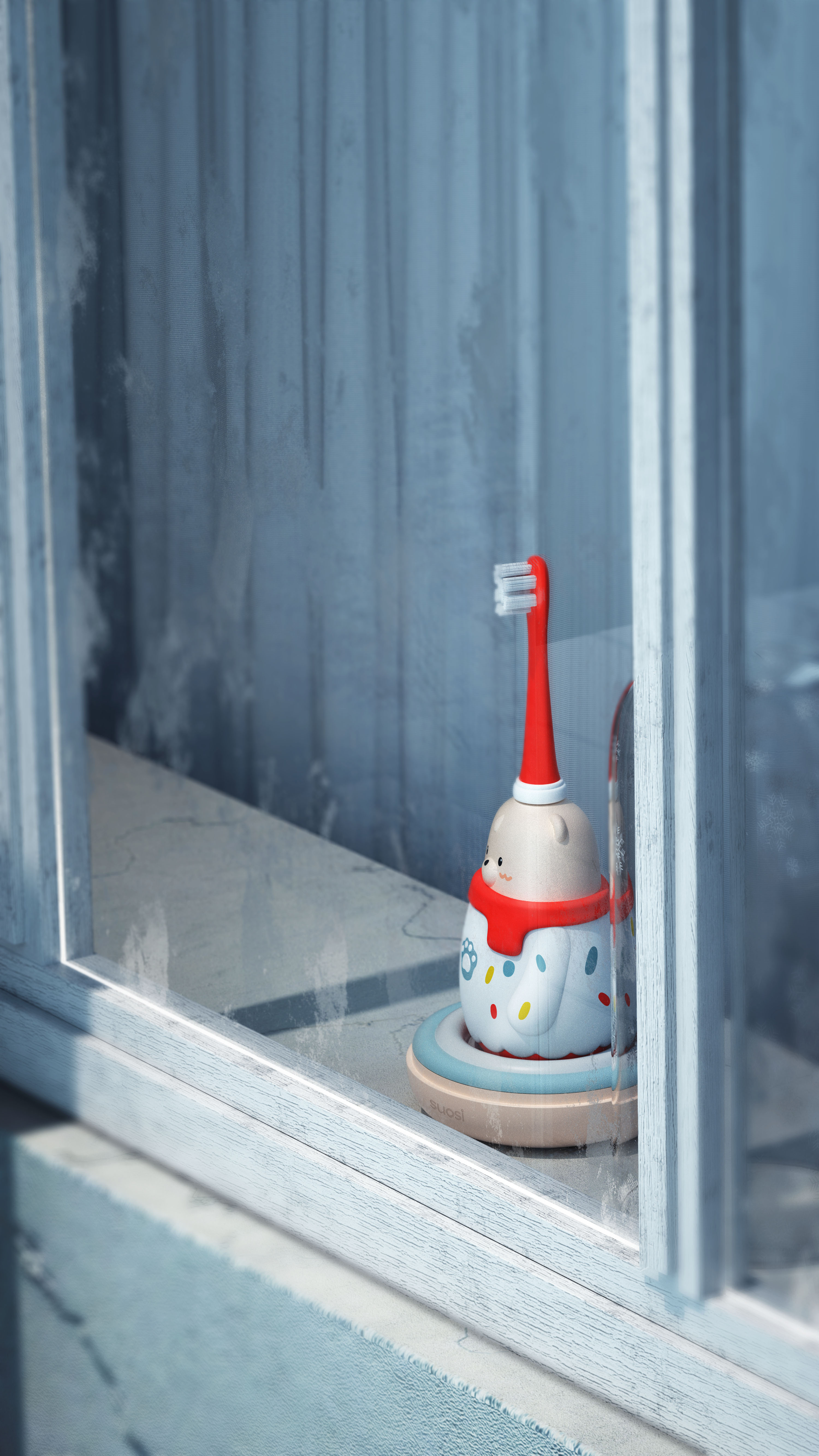 industrial design，Children's toothbrush，toothbrush，Electric toothbrush，Gehu，Maternal and infant products，intelligence，Thought design，