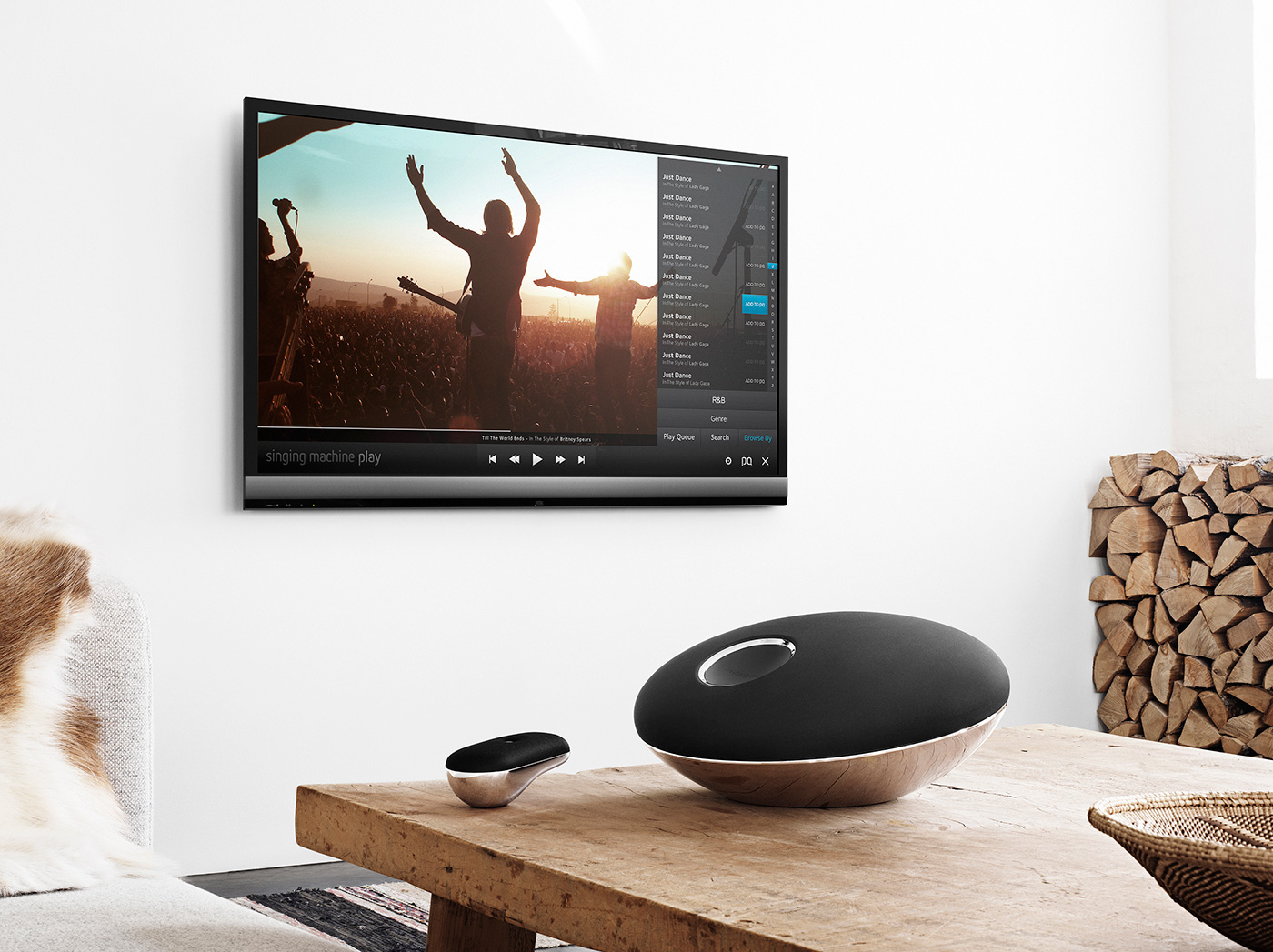 Dual microphone，Mellow，Sense of design，Wireless audio，SingingMachine，