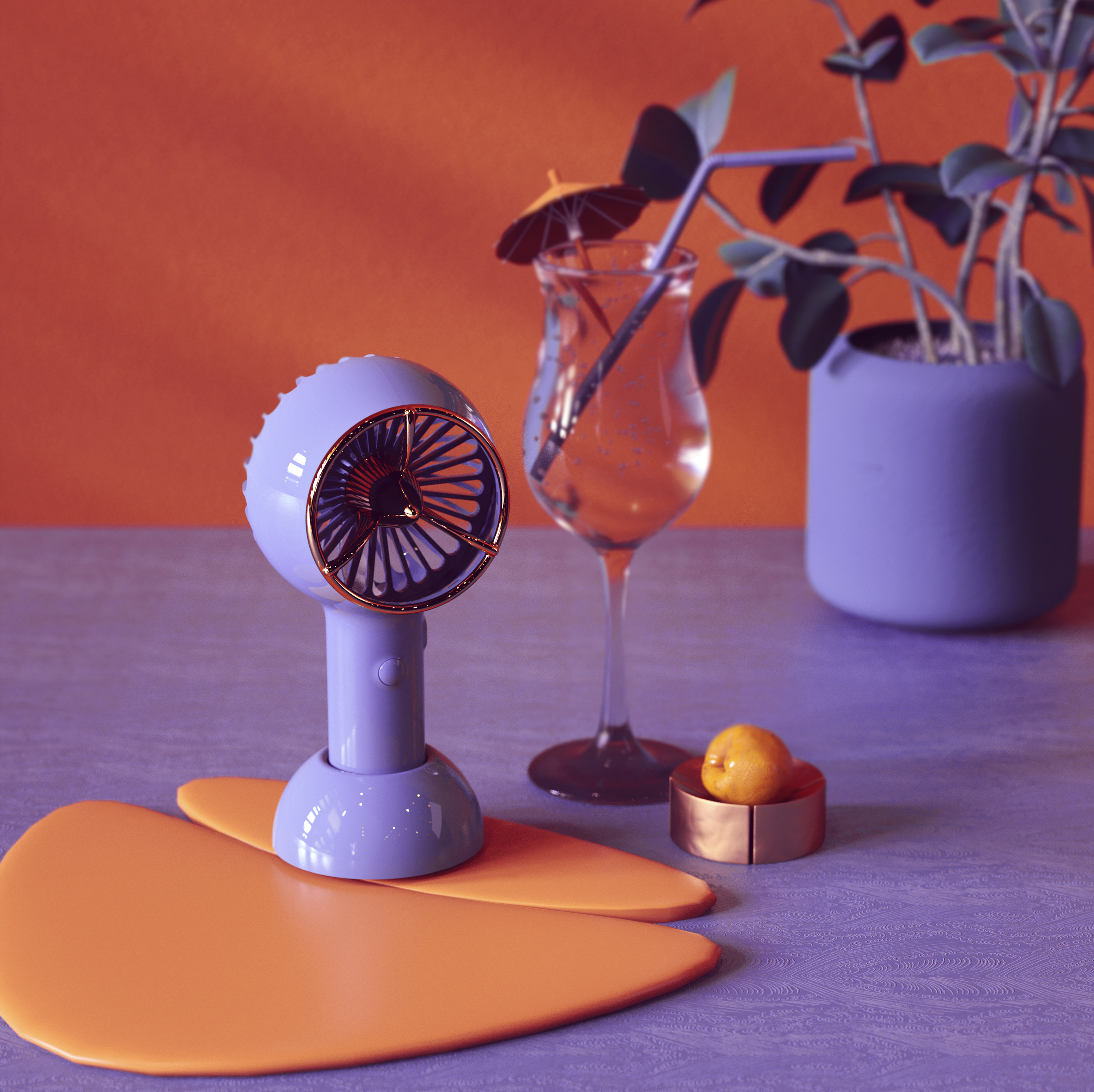 Retro，tide，Small fan，product design，Start a business，