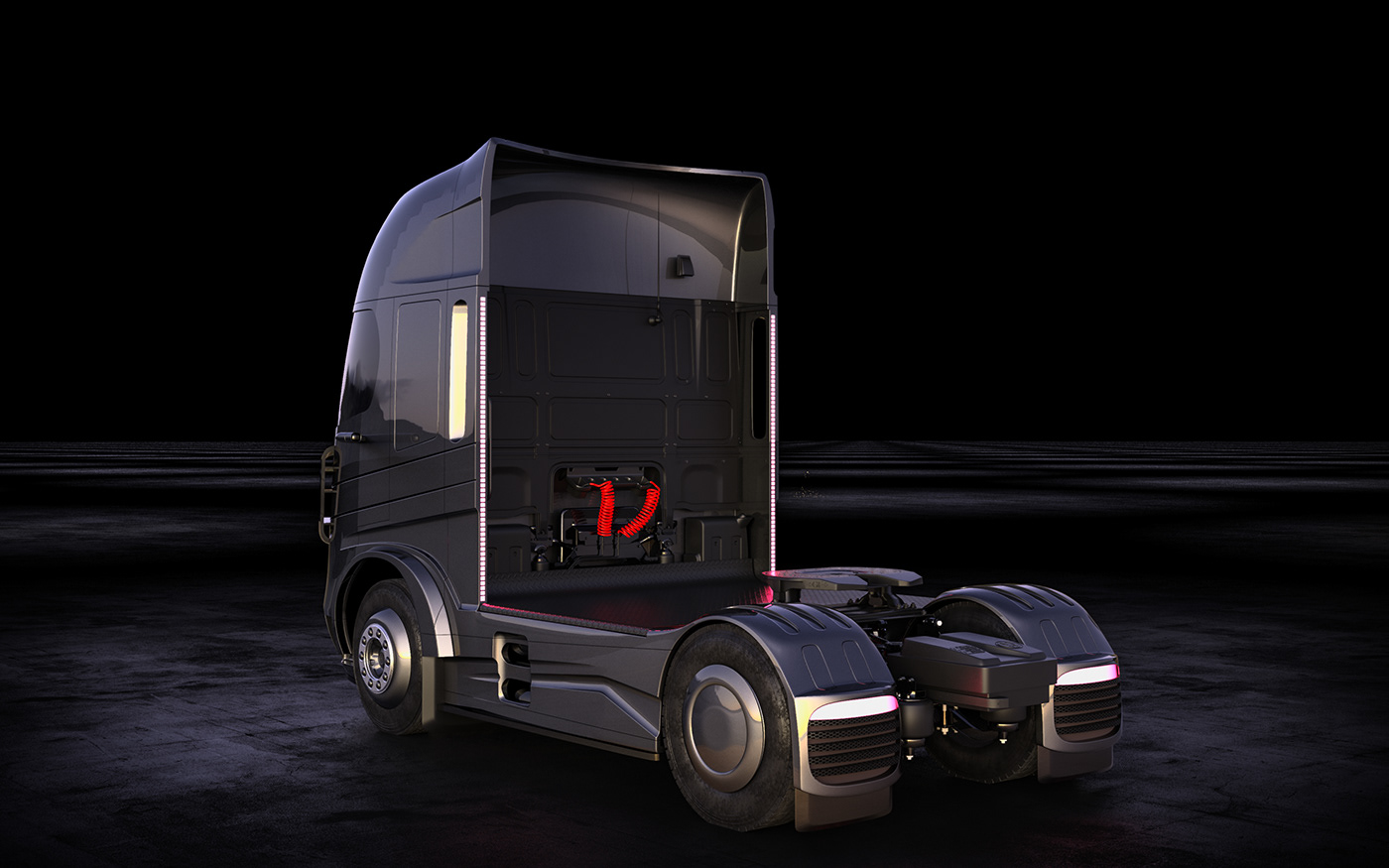 truck，concept，cgi，Ferrari，
