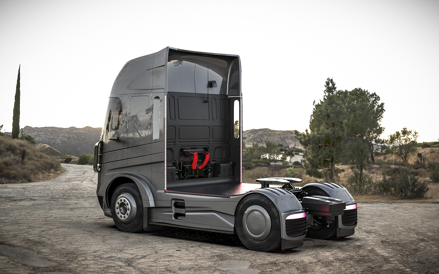 truck，concept，cgi，Ferrari，