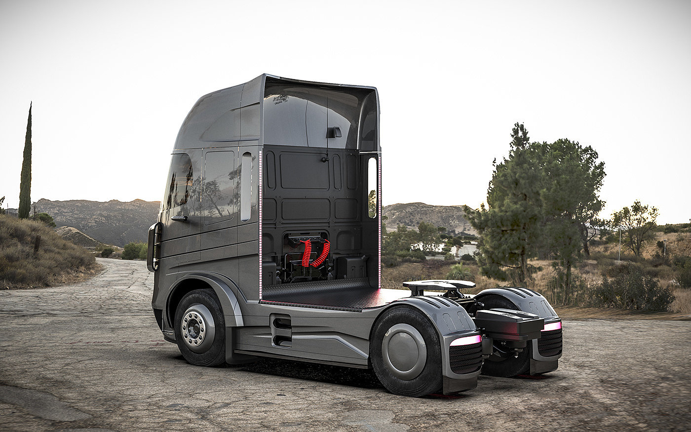 truck，concept，cgi，Ferrari，