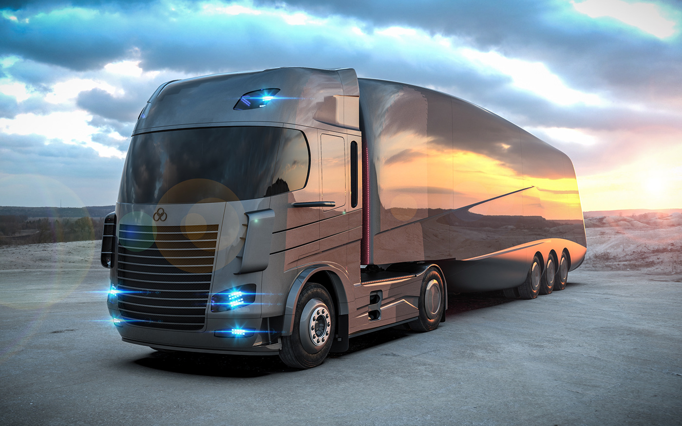 truck，concept，cgi，Ferrari，