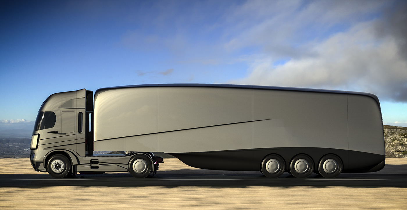 truck，concept，cgi，Ferrari，