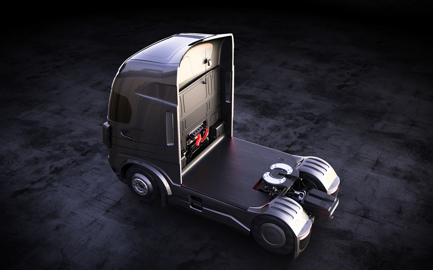 truck，concept，cgi，Ferrari，
