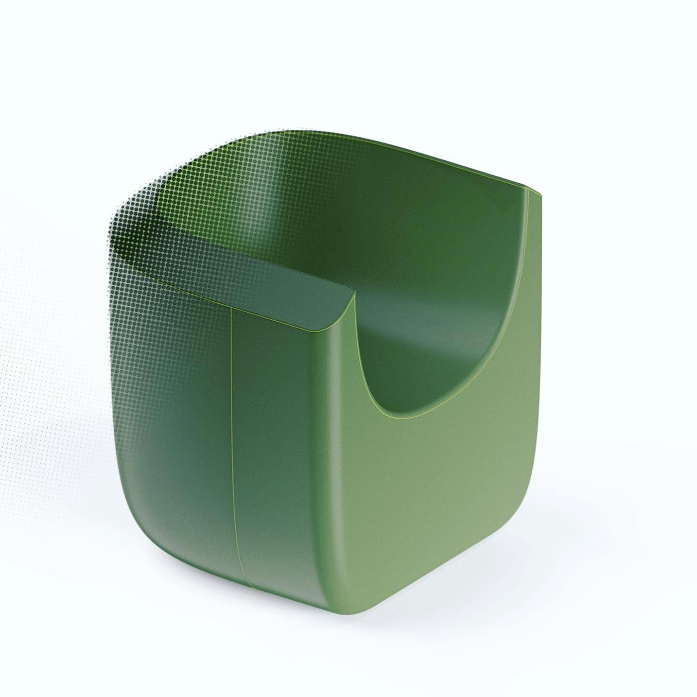 chair，avocado，green，