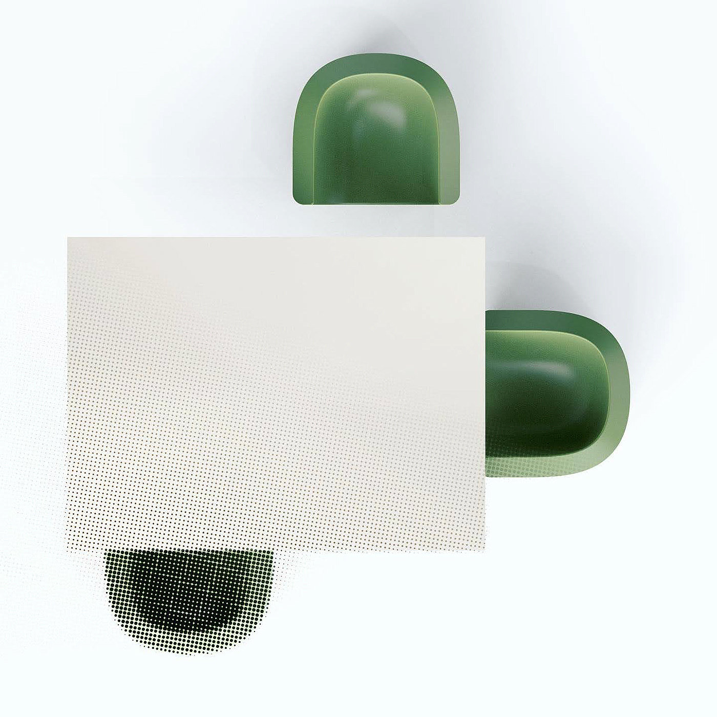 chair，avocado，green，