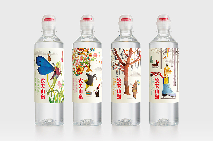 packing design，Illustration design，Bottle packaging design，Creative design of bottle packaging，