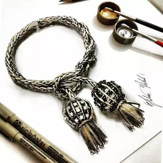 Hand drawn，jewelry，Ring，Diamonds，
