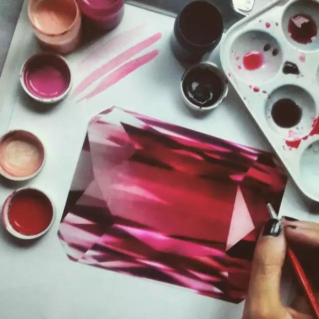 Hand drawn，jewelry，Ring，Diamonds，