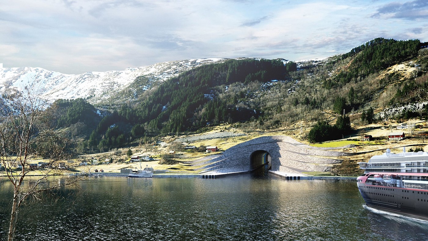 隧道，挪威，船舶，