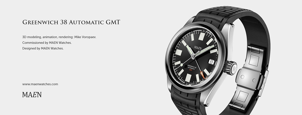 Wrist watch，Render，cgi，