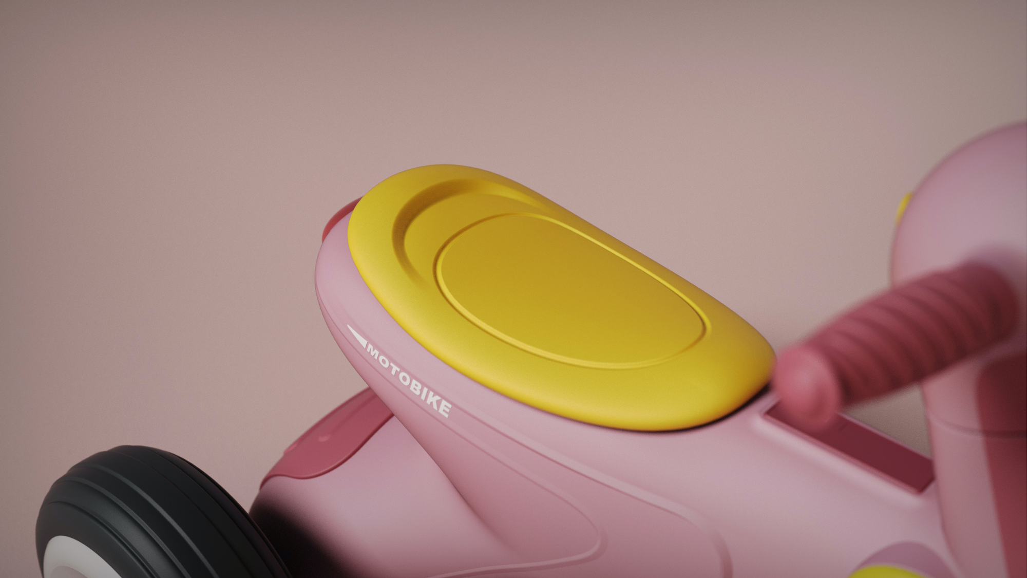 One tree industrial design，children，Electric motorcycle，Mother baby toys，COLOUR，