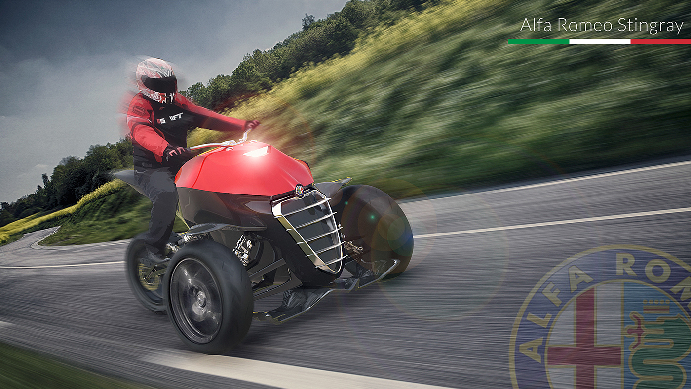 alfa romeo ，concept，motorcycle，Italy，