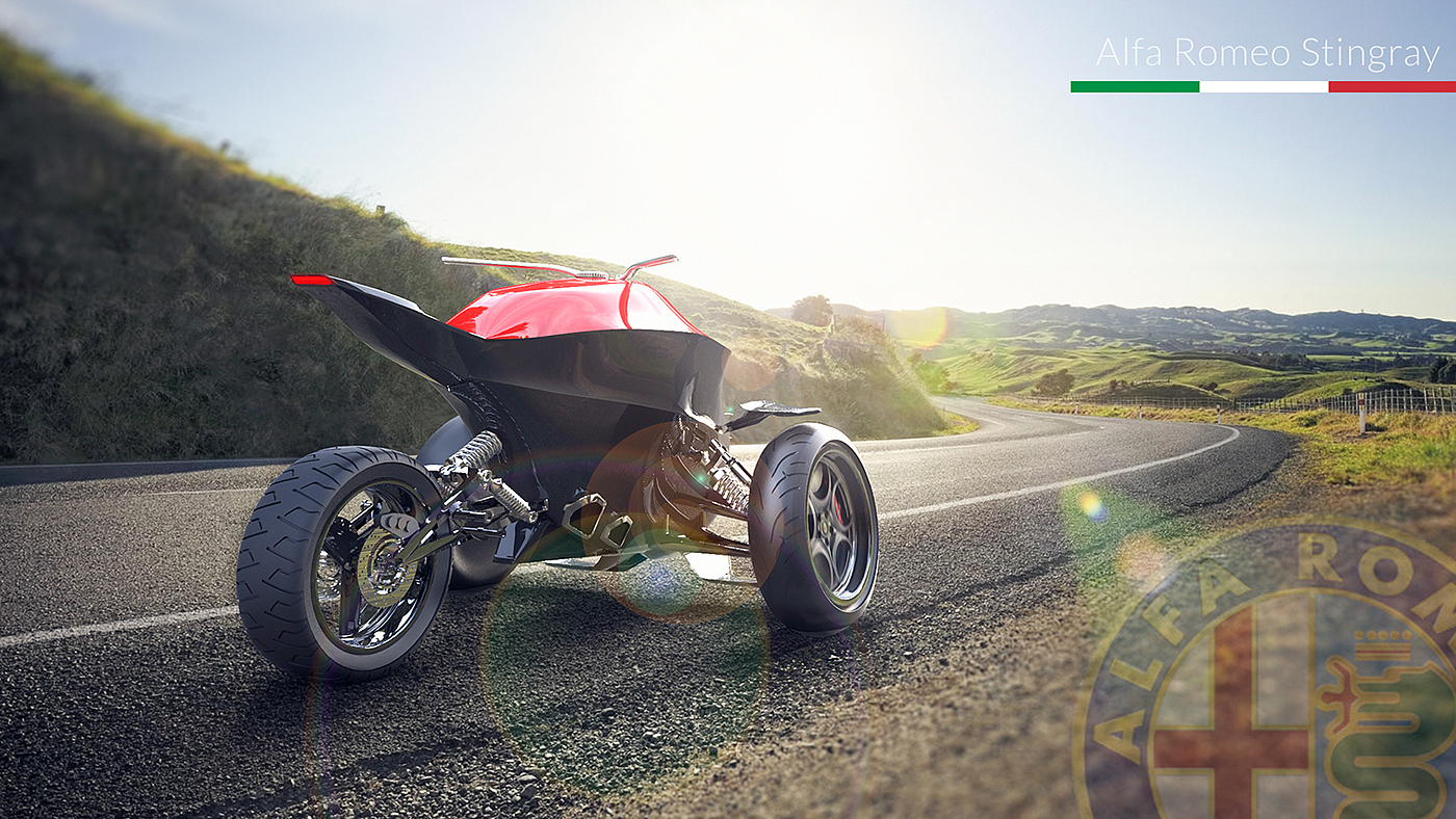 alfa romeo ，concept，motorcycle，Italy，