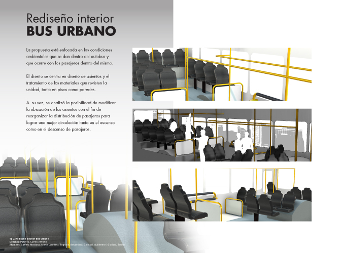 Interior bus urbano - 普象网