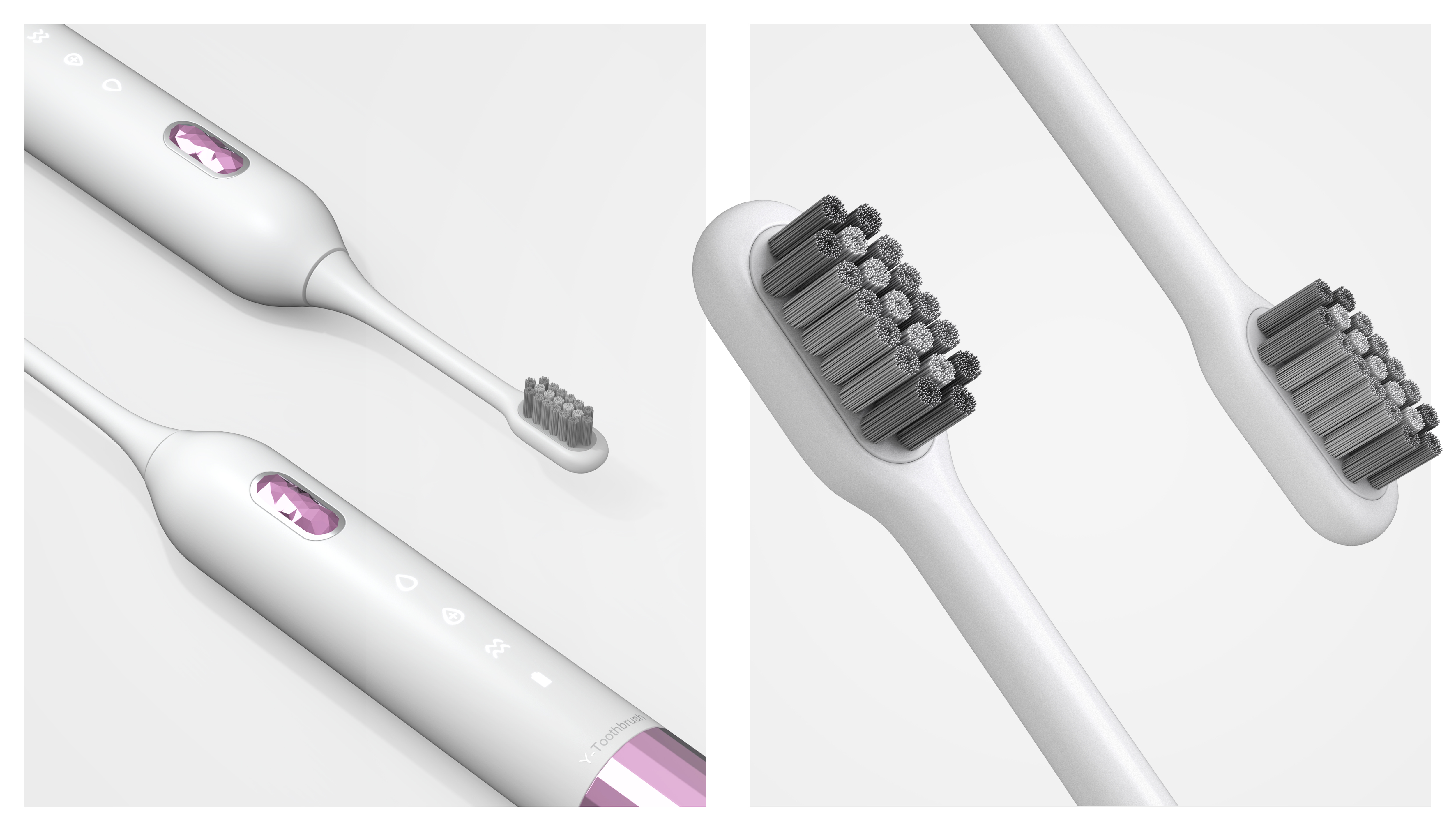 One shot design，Toothbrush design，Electric toothbrush，