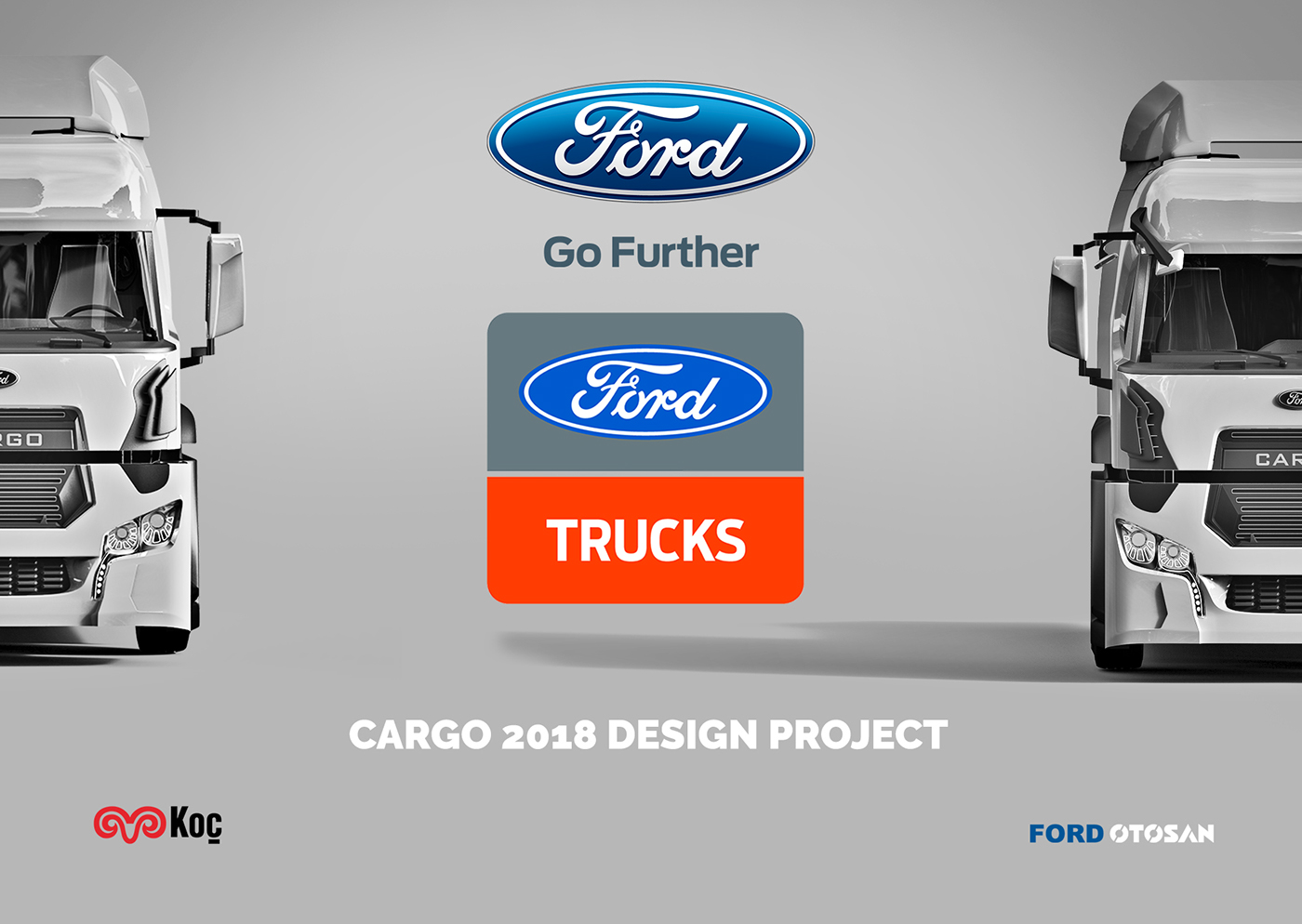 freight transport，Ford，3d，