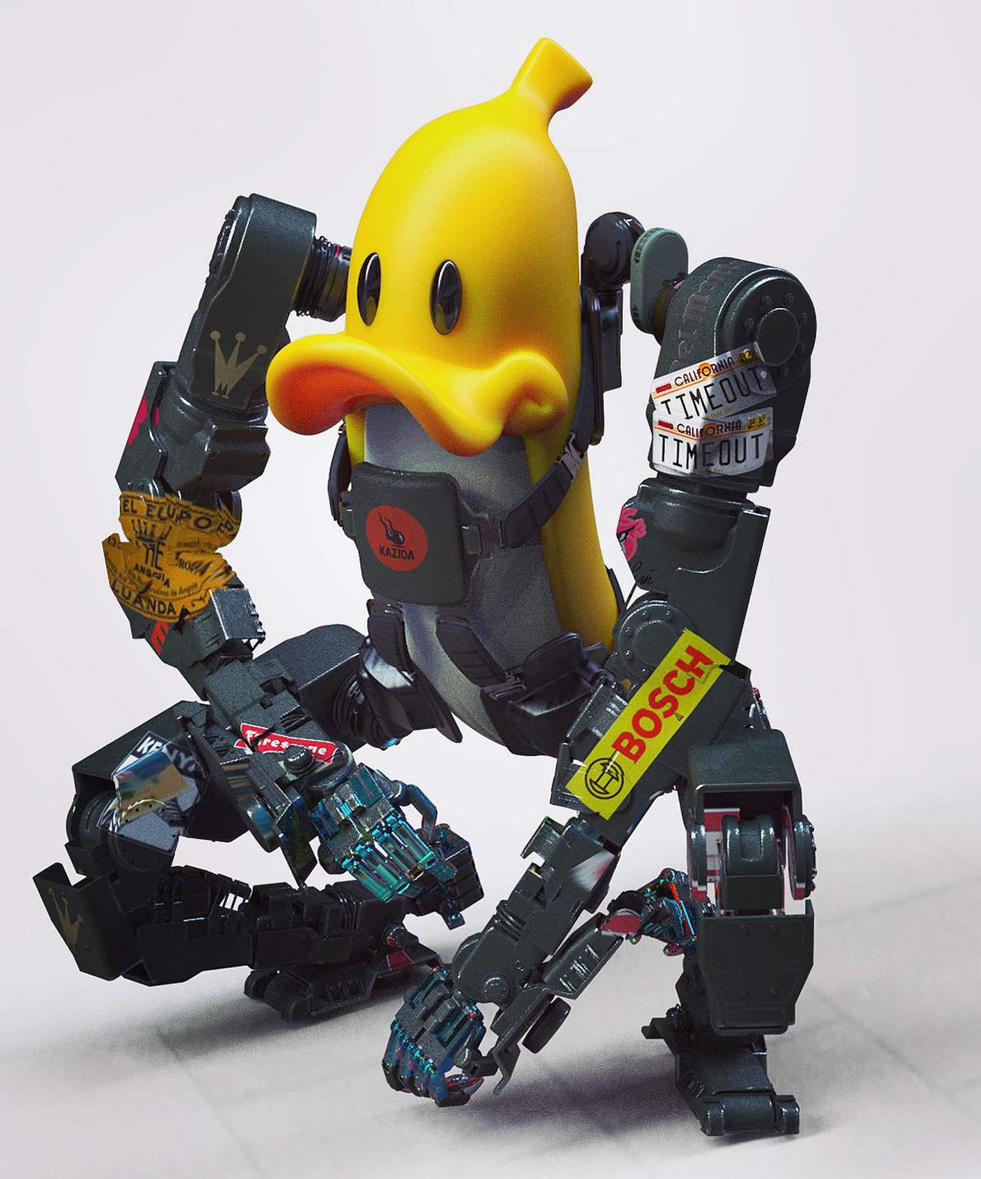 product design，Banana duck，suit，Banana duck，