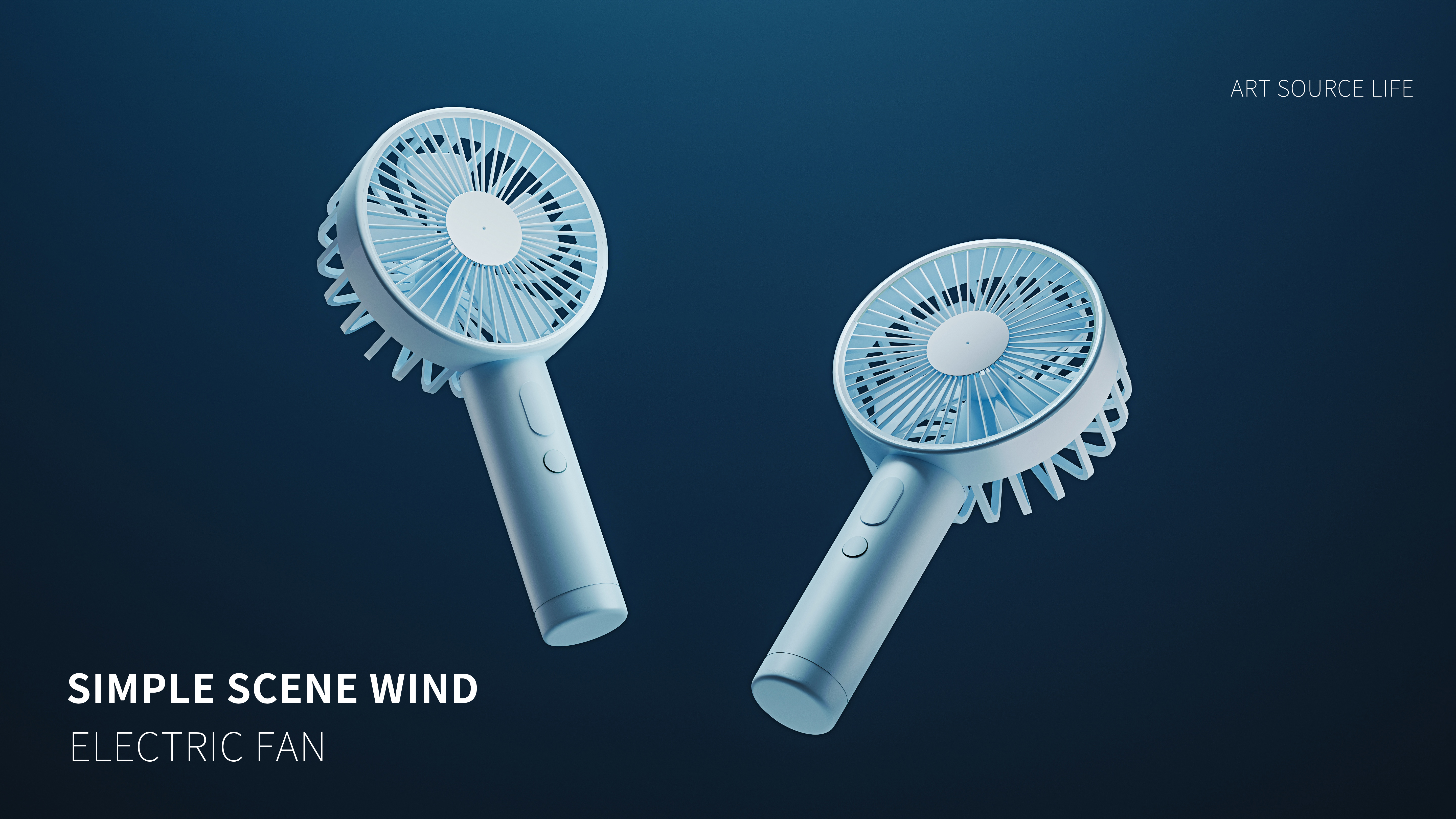 cycles，BLENDER，electric fan，Product rendering，