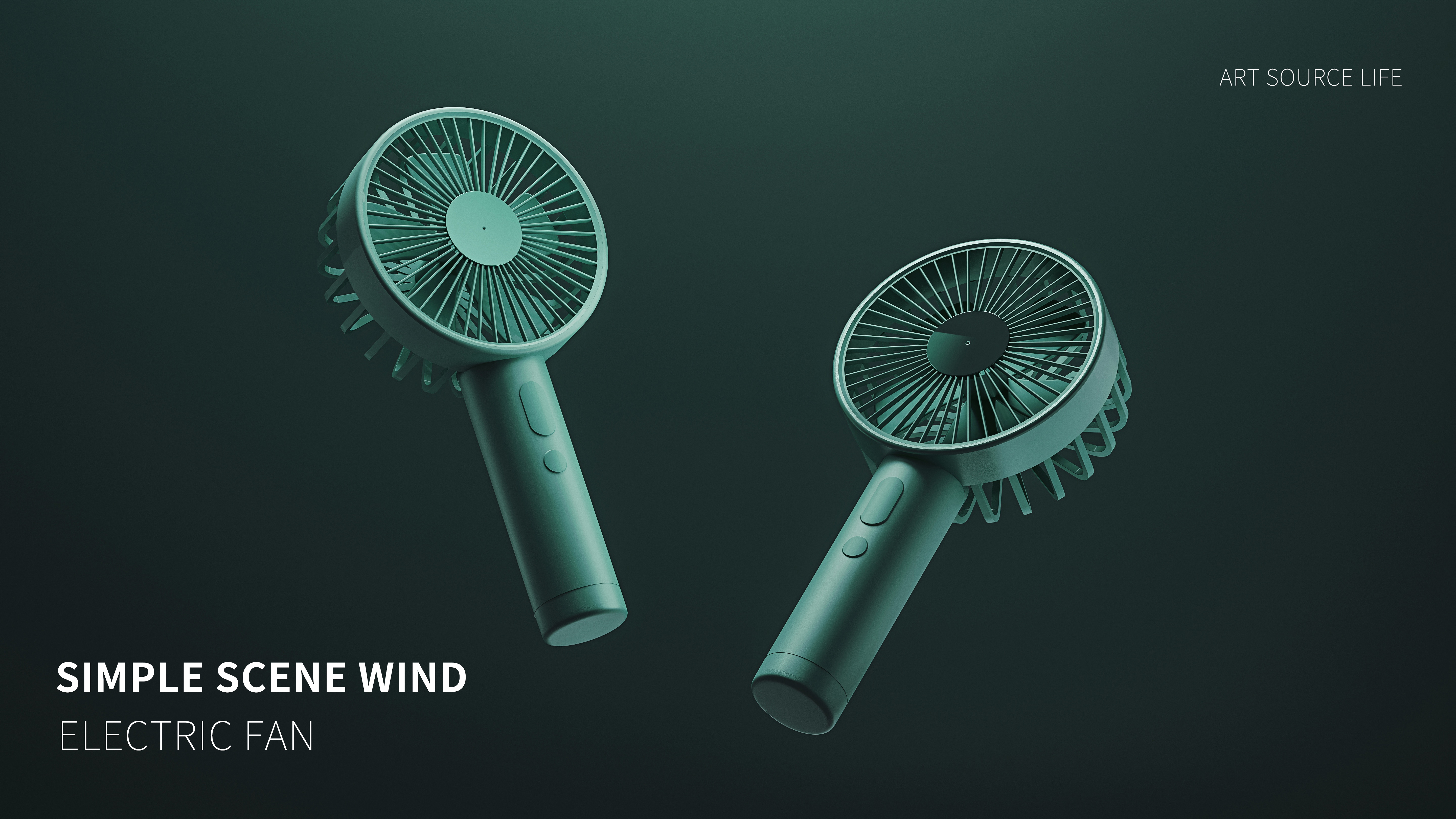 cycles，BLENDER，electric fan，Product rendering，