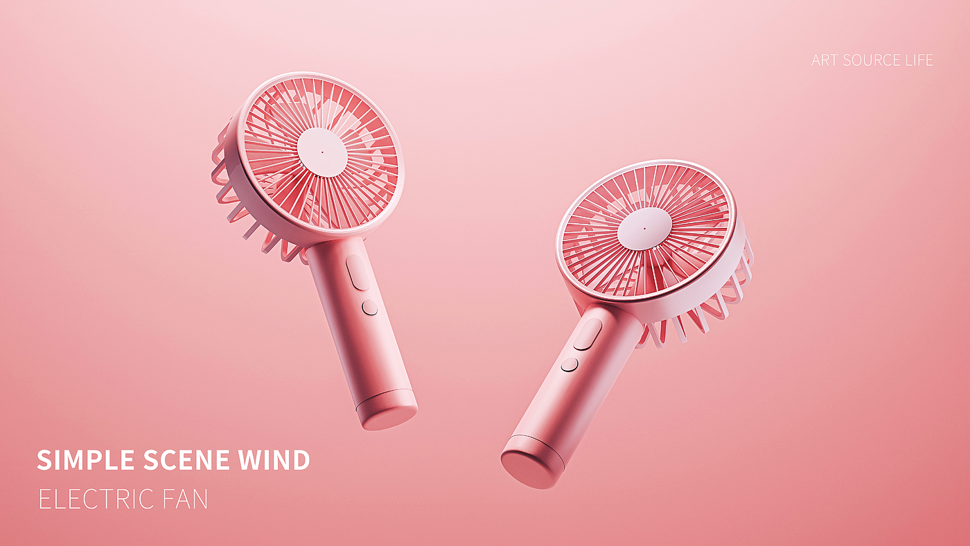 cycles，BLENDER，electric fan，Product rendering，