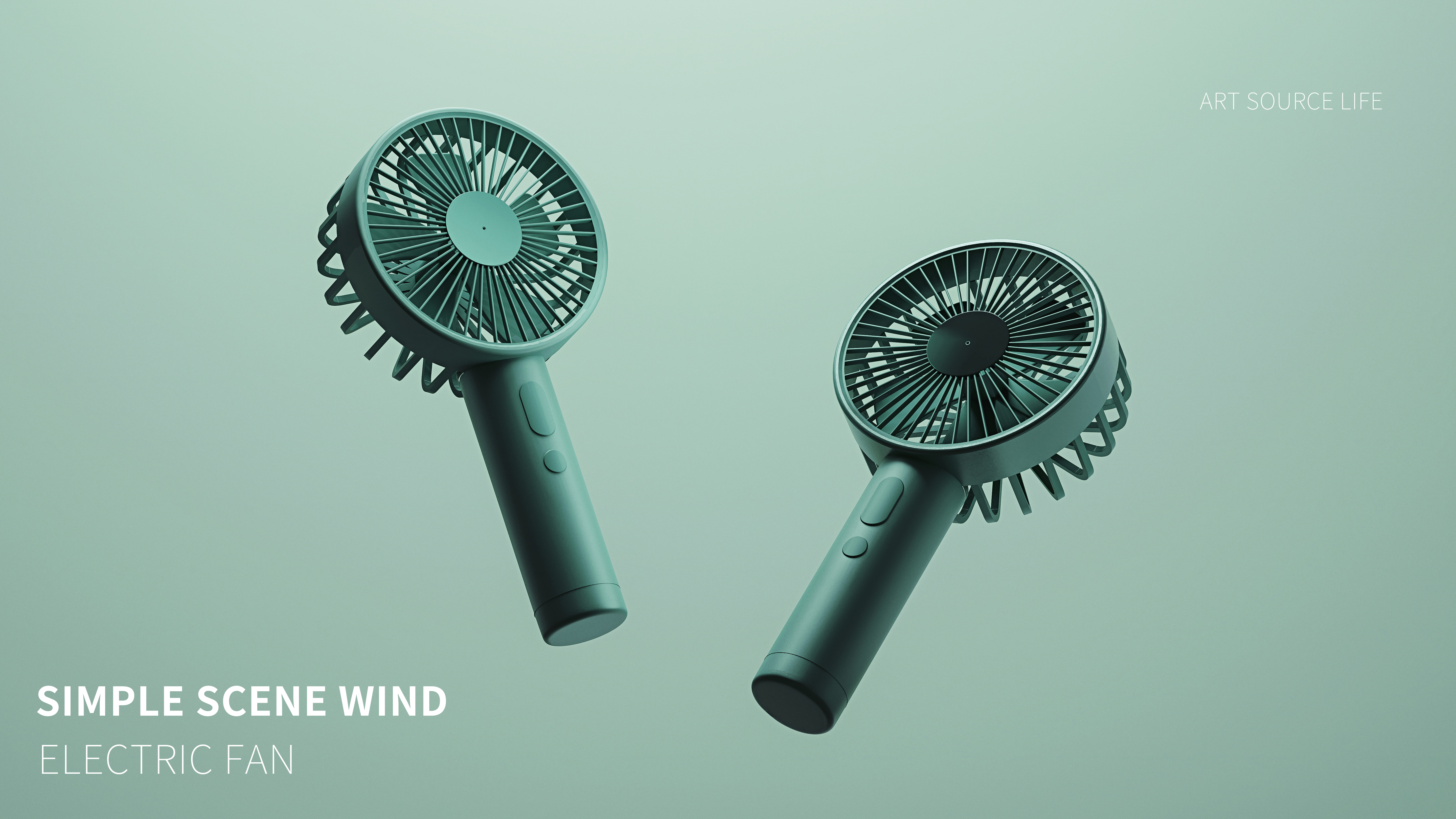 cycles，BLENDER，electric fan，Product rendering，