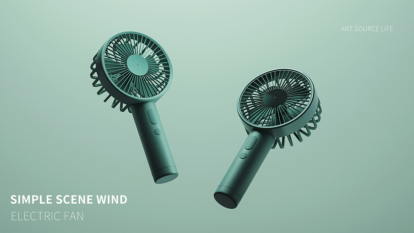 cycles，BLENDER，electric fan，Product rendering，