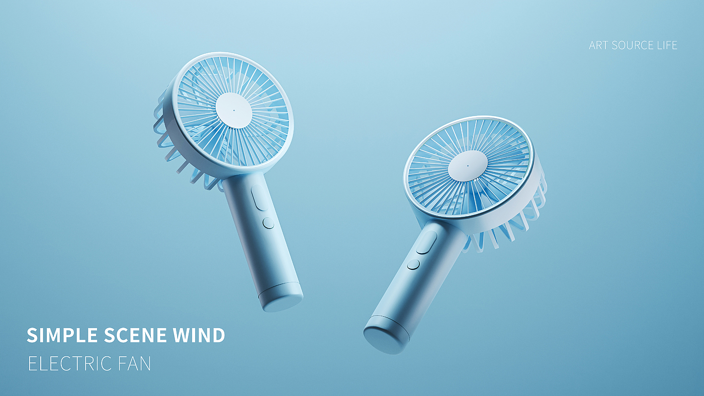cycles，BLENDER，electric fan，Product rendering，