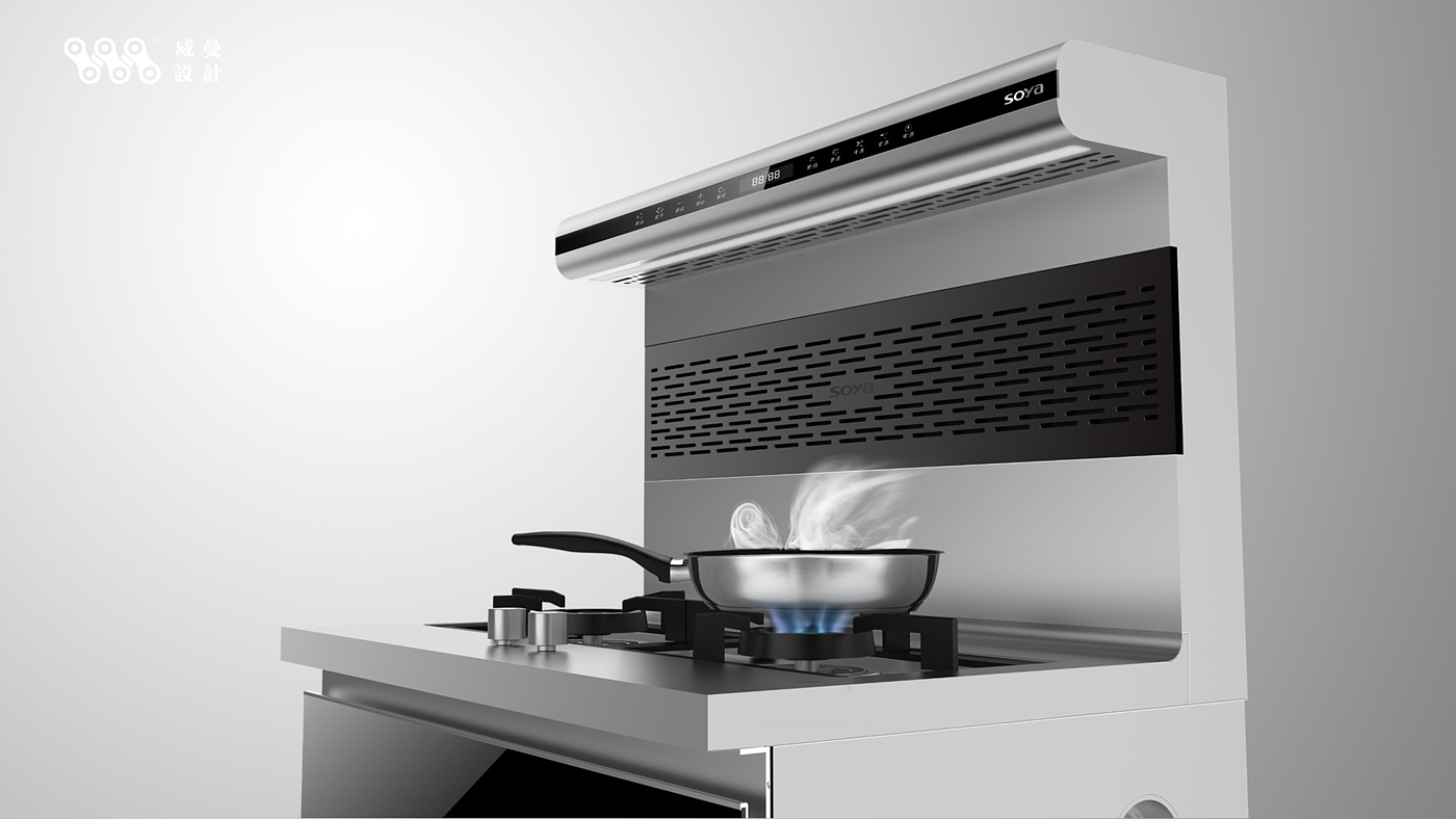 Appearance design，Integrated stove design，Household appliances，