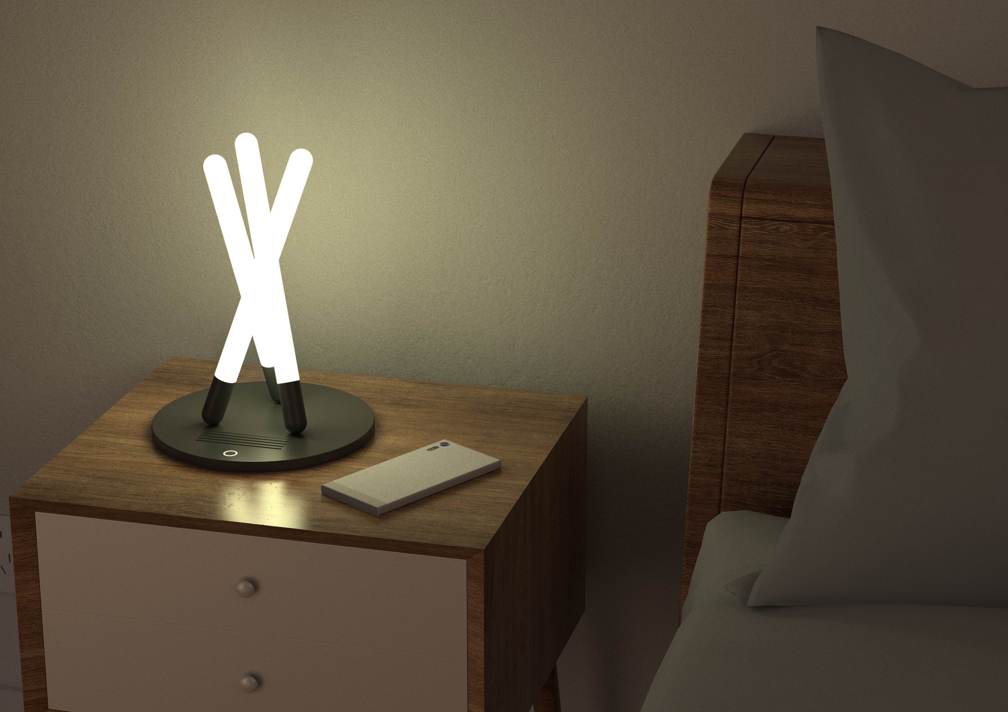 Rhino,keyshot，Desk lamp，conceptual design，