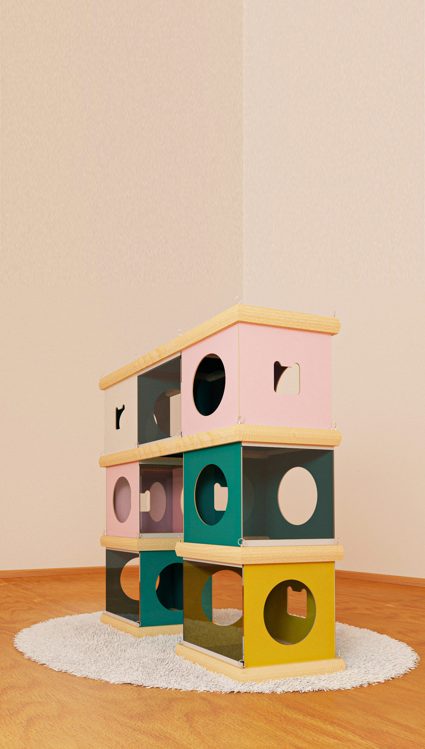 Cat toys，Cat box，Lego，Building blocks，Assembled toys，