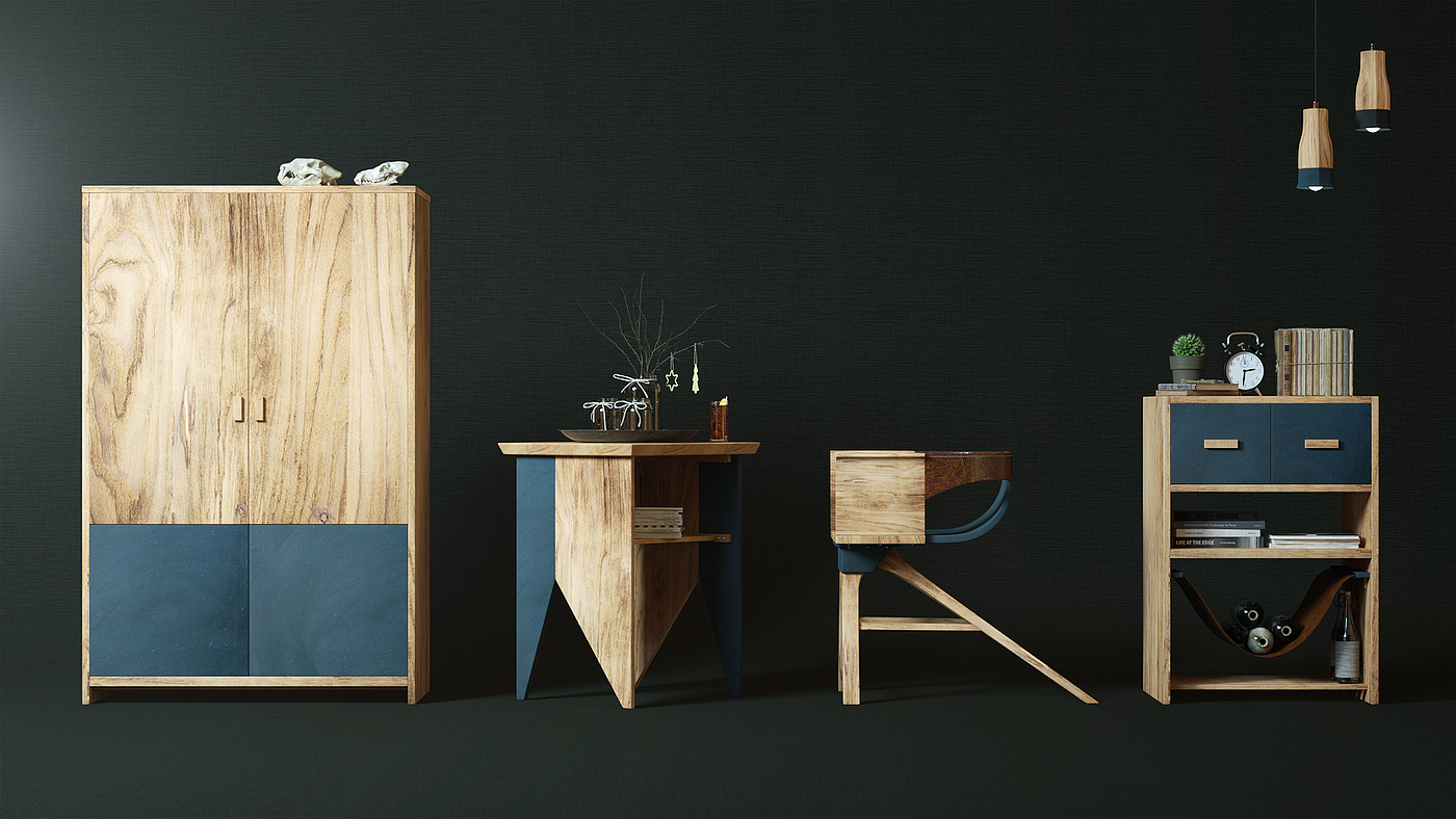 家具，北欧，木质，极简，