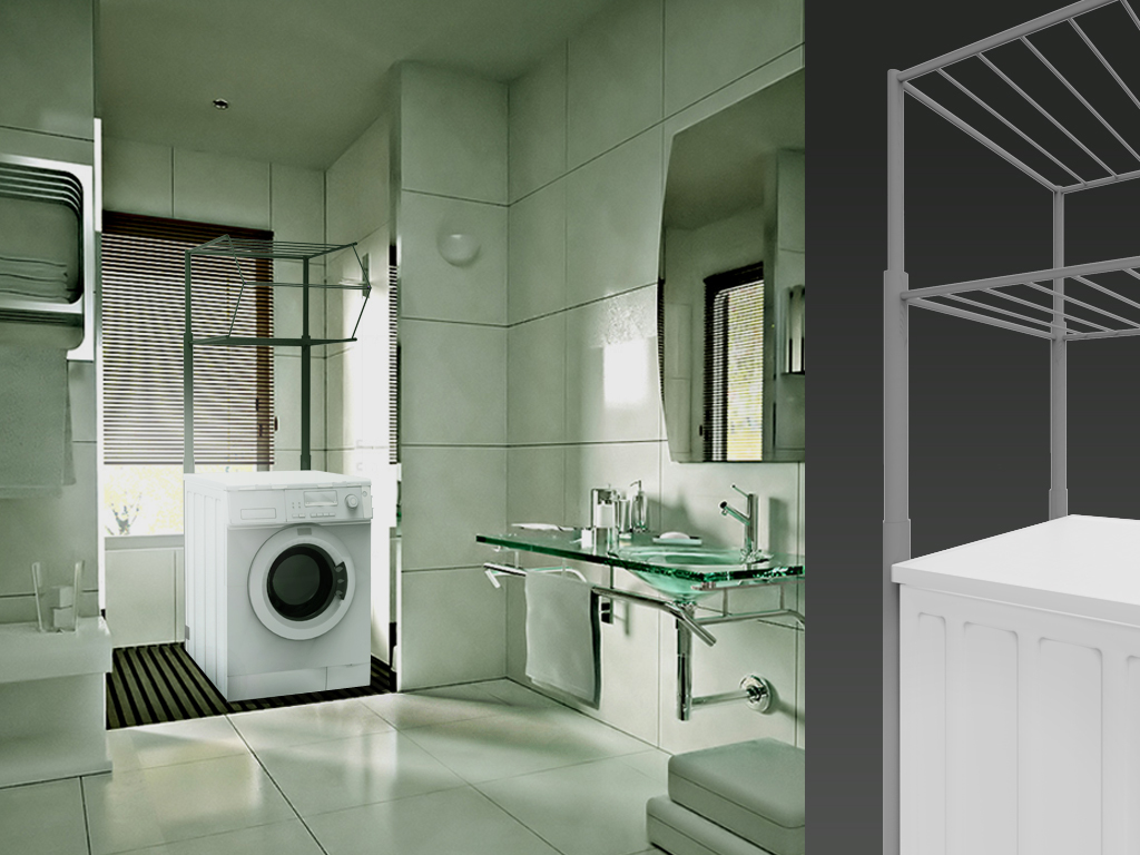 Drying clothes，Artifact，Shelf，convenient，