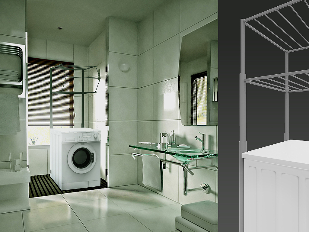 Drying clothes，Artifact，Shelf，convenient，