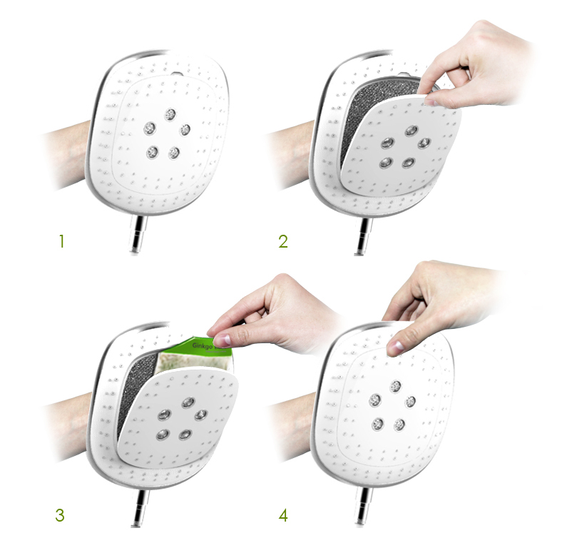 2011iF，2011IDEA，2008 Red Dot Award，Medicine bath，traditional Chinese medicine，Shower head，