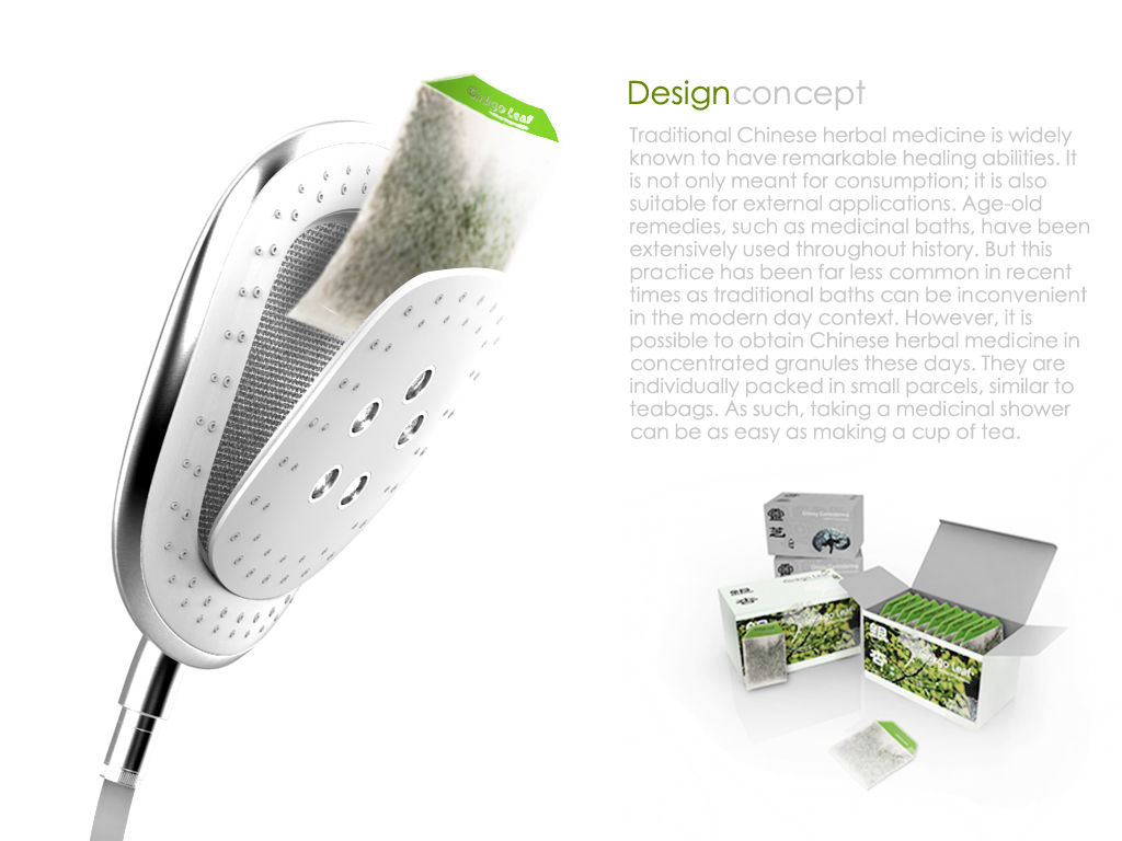 2011iF，2011IDEA，2008 Red Dot Award，Medicine bath，traditional Chinese medicine，Shower head，