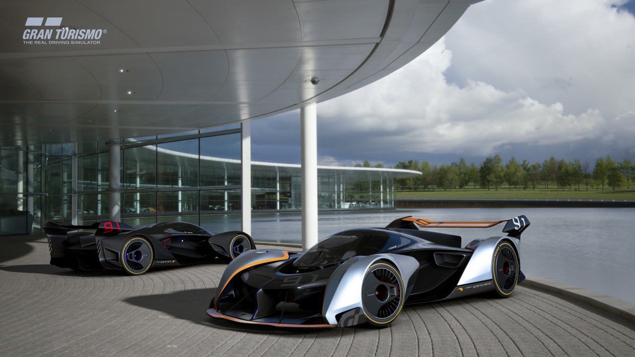 Game platform，Virtual game，Concept car，Automobile design，Mclaren，